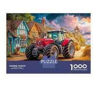 Scena trattore Puzzle 1000 Pezzi In Pittura vintage cartone Resistente, Un Tangram Per Giochi Di Puzzle Per Lo Sviluppo Cognitivo, Ideale Per Attività Fuzzle Post-scuola, Il Puzzle P