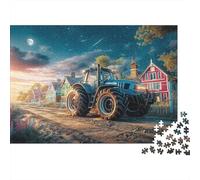Scena Trattore Puzzle 1000 Pezzi In Scena Sogno cartone Resistente, Un Tangram Per Giochi Di Puzzle Per Lo Sviluppo Cognitivo, Ideale Per Attività Fuzzle Post-scuola, Il Puzzle Più