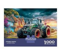 Scena trattore Puzzle 1000 Pezzi In Veicoli agro Incastro Perfetto, Un Premium Jigsaw Puzzle Per Art-terapia, Ideale Per Serata Giochi in Scatola, Regalo Per La Pensione 70x50cm/1000