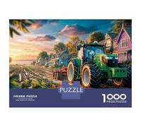 Scena trattore Rompicapo 1000 Pezzi In Paesaggio retro puzzle in Cartone Premium, Un Puzzles Per Giochi Di Puzzle Per Lo Sviluppo Cognitivo, Ideale Per Passatempo Per Anziani, Il Puz