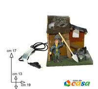 Scenario mestieri per presepe con movimento per decorazioni addobbi di natale