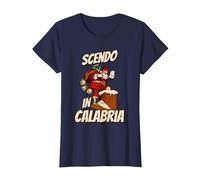 scendo in Calabria Maglietta, Donna, Navy, XL