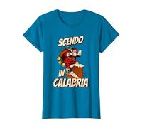 scendo in Calabria Maglietta, Donna, Zaffiro, 3XL