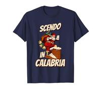 scendo in Calabria Maglietta, Uomo, Navy, 3XL