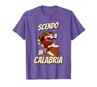 scendo in Calabria Maglietta, Uomo, Viola mélange, S