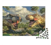 Scene guerra dinosauri Rompicapo 1000 Pezzi In cartone Spesso, Un Busta Di Puzzle A Rompicapo Per Gioco Educativo Sfida, Ideale Per Partita Puzzle Game, Regalo Per Coppie