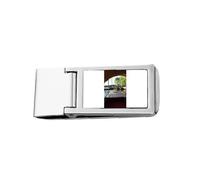 Scene of Outside Art Deco Fashion Slim Money Clip in acciaio inox portafoglio tasca