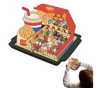 Scene Stickers - Adesivi 3D Scene - 3D Wall Sticker | Create your own miniature shop scene decal, creative decoration for home, room, notebook, or scrapbook