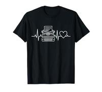 Sceneggiatore Heartbeat Typewriter Sceneggiatura Script Maglietta