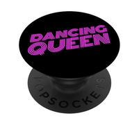 Sceneggiatura retrò da discoteca Dancing Queen PopSockets PopGrip Adesivo