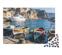 Scenery Puzzle 1000 Pezzi Carta Spessa Dettagliato Per Adultidifficil Sfida Santorini Decorativi Per Casa Attività in Famiglia 38x26cm/1000pcs