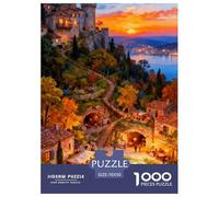 Scenery Puzzle 1000 Pezzi Island Charm - Attività Mindful & Creativa, Cartone Spesso, Poster Da Muro, 70x50cm/1000pcs