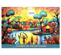 Scènes de vie africaine (Calendrier mural 2026 DIN A4 vertical), CALVENDO calendrier mensuel: Plongez dans la magie de l'Afrique tout au long de ... la diversité et la richesse de l'Afrique.