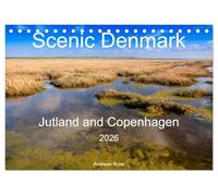 Scenic Denmark. Jutland and Copenhagen (Desk Calendar 2026 DIN A5 landscape), CALVENDO 12 Month DeskCalendar: Impressions from Jutland and the capital Copenhagen