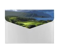 Scenic Hawaii Golf - Cartella portadocumenti con 6 scomparti, per schedario, ufficio, curriculum