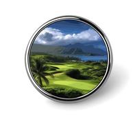 Scenic Hawaii Golf Tropical Round Badge carino smalto spilla spilla spilla personalizzata abbigliamento decorazione unisex porta badge cappelli borse camicie Decor