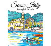 Scenic Italy Coloring Book For Adults
