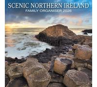 Scenic Northern Ireland 2026 organizer per famiglie pianificatore da parete...