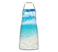 Scenic Sea Water Printed Grembiule Regolabile Grembiule Uomo Unisex Lavoro Grembiuli Per Papa Cottura Dolci 52X72Cm