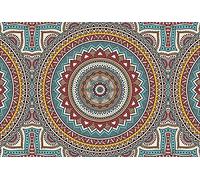 Scenolia - Arazzo decorativo da parete, motivo Mandala, 3 x 2,70 m, decorazione e foto da parete, XXL, qualità HD
