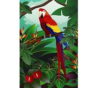 Scenolia Poster Verticale XL Decorativo Amazon 150 x 240 cm | Trompe l' œil Decorativo Parete qualità HD