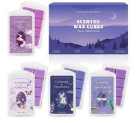 Scent-Hi Cera Profumata Si Scioglie, 8 pezzi Cubetti di Cera - Lavanda, Salvia,