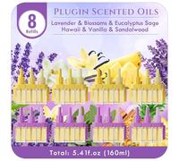 Scent-Hi Profumatore per Ambienti, 8 Diffusore Elettrico per Ambienti Kompatibel mit Ambi Pur 3Volution - Lavanda, Eucalipto, Salvia, Fiori, Hawaii, Vaniglia, Sandalo