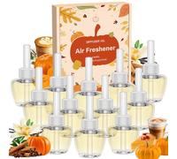 Scent-Hi Ricarica Diffusore Elettrico per Ambienti Kompatibel mit Air-Wick/Glade, 12x19ml Diffusore Elettrico - Zucca Profumo per Camera da Letto, Ufficio, Studio