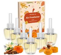 Scent-Hi Ricarica Diffusore Elettrico per Ambienti Kompatibel mit Air-Wick/Glade, 6x19ml Diffusore Elettrico - Zucca Profumo per Camera da Letto, Ufficio, Studio