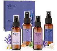 Scent-Hi Spray Lavanda, Olio Essenziale di Lavanda, Spray Profumato Set 4x75 ml, Vaporizzatore per Ambienti - Salvia, Gardenia, Sandalo, Camomilla