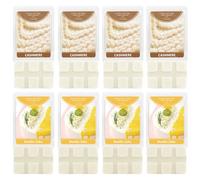 SCENTORINI Cera profumata per lampada profumata, cubo di cachemire e vaniglia per torte, 8 pezzi, cera di soia, cera melt, profumo per ambienti