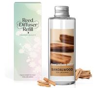 SCENTORINI Diffusore Profumo Ambiente Sandalo 200ML Ricarica Diffusore di Olio Essenziale di Fragranza per la Casa per Bagno per Camera, Bagno, Ufficio e Decorazione Interna