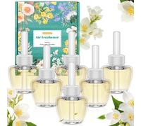 SCENTORINI Ricarica Per Diffusore Elettrico 6X19ML Ricariche di Diffusore di Oli Essenziali Fragranza di Gelsomino, Adatte per Deodorante Casa per Air Wick e per Glade
