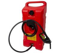 Scepter Tanica Benzina con Ruote - Modello B53 - capacità 53 L - Realizzato in polietilene - Tubo da 3 Metri - Pistola di erogazione - Valvola di Blocco