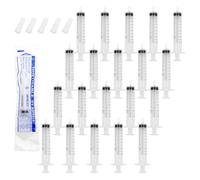 Scettar 20Pz 10ml Siringhe, Siringa di Plastica, Siringhe senza Ago, Siringhe per l'alimentazione di Piccoli Animali, Laboratorio di Scienze, Industriale, Confezionati singolarmente, Con spina