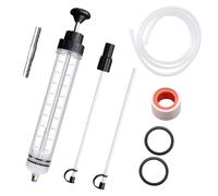 Scettar Pompa Aspirante Olio 500ml Siringa per Olio Pistola Aspirante Olio Pompa Aspirante con Tubo Prolunghe Pompa Manuale Adatta per Liquido Freni,Oli Cambio,Motore, Aspiratore Olio Pompa Travaso.