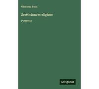 Scetticismo e religione: Poemetto