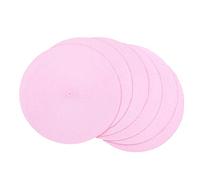 SCF2017, 6 tovagliette rotonde in polipropilene intrecciato Pink