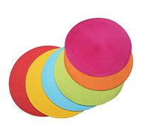 SCF2017, Tovagliette rotonde in polipropilene intrecciato (colori misti, set da 6)