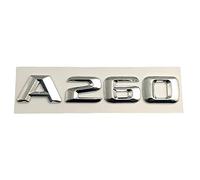SCHAAN 2014-2016 3D ABS Chrome Lettere Auto Posteriore Tronco Distintivo Dell'emblema A45 A160 A180 A200 Logo Fit For Mercedes Benz W176 W177 Accessori Auto Adesivi per auto (Color : A260)