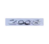SCHAAN 3D ABS Cromato Argento Nero Auto Posteriore Tronco Della Decalcomania Distintivo Dell'emblema Lettere Numero Sticker Fit for Peugeot 2008 3008 4008 5008 Accessori Adesivi per auto (Color : 200