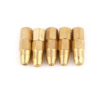 SCHAAN 5pcs / set di ugello di saldatura a gas propano Suggerimenti H01-2 Accessori supporto 1# 2# 3# 4# 5# Ugelli di saldatura