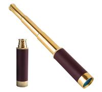 SchAan binocolo professionale visore notturno Telescopio monoculare portatile vintage in ottone mini 25X32, progetto HD retrattile ad alta potenza