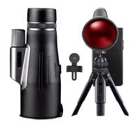 SchAan binocolo professionale visore notturno Telescopio monoculare professionale ad alta definizione ad alta potenza 12X56 con regolazione diottrica(Color:2)
