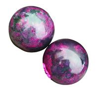 SchAan palline massaggio Baoding Balls palline cinesi 2 sfere Baoding in marmo, sfere cinesi per massaggio alle mani, sollievo dallo stress(Color:A,Size:)