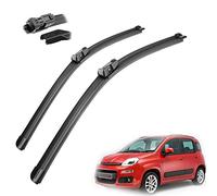 SCHAAN Parti Tergicristalli 2 Pz/Set Auto Parabrezza Parabrezza Spazzole Tergicristallo Accessori 24"+ 15" Tergicristallo per Fiat per Panda MK3 2012 2013 2014 2015 2016 2017 2018 2019
