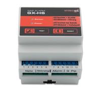 Schabus 400200 GX-HS Rilevatore di gas e monossido di carbonio alimentato a rete metano, butano, propano, etanolo, 1 W, 240 V, multicolore