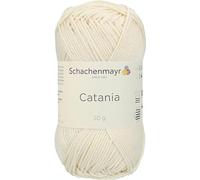 Schachenmayr 9801210-00130 Filato, Cotone, Creme, 11.5 x 5.2 x 6 cm, 125 unità