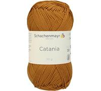 Schachenmayr 9801210-00383 Filati per Maglieria A Mano Catania, 50G Zimt