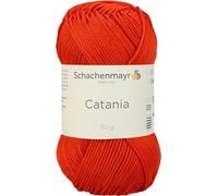 Schachenmayr 9801210-00390 Filati per Maglieria A Mano Catania, 50G Tomate